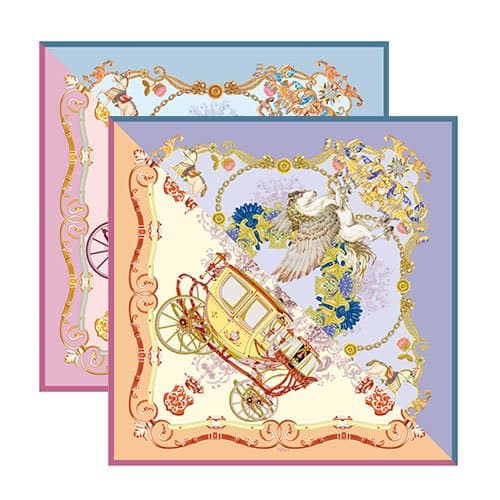 Double-Sided Same Pattern, Different Colors Scarf